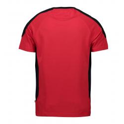 ARBEITS-T-SHIRT HERREN| PRO Wear Kontrast 302 von ID / Farbe: rot / 60% BAUMWOLLE 40% POLYESTER - | MEIN-KASACK.de | kas