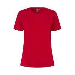 ARBEITS-T-SHIRT DAMEN | T-TIME 511 von ID / Farbe: rot / 100% BAUMWOLLE