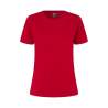 ARBEITS-T-SHIRT DAMEN | T-TIME 511 von ID / Farbe: rot / 100% BAUMWOLLE