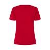 ARBEITS-T-SHIRT DAMEN | T-TIME 511 von ID / Farbe: rot / 100% BAUMWOLLE