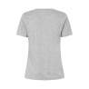 ARBEITS-T-SHIRT DAMEN | T-TIME 511 von ID / Farbe: grau meliert / 100% BAUMWOLLE