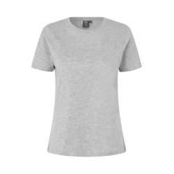 ARBEITS-T-SHIRT DAMEN | T-TIME 511 von ID / Farbe: grau meliert / 100% BAUMWOLLE