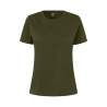 ARBEITS-T-SHIRT DAMEN | T-TIME 511 von ID / Farbe: oliv / 100% BAUMWOLLE