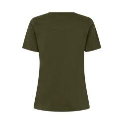 ARBEITS-T-SHIRT DAMEN | T-TIME 511 von ID / Farbe: oliv / 100% BAUMWOLLE