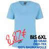 ARBEITS-T-SHIRT DAMEN | T-TIME 511 von ID / Farbe: hellblau / 100% BAUMWOLLE