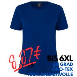 ARBEITS-T-SHIRT DAMEN | T-TIME 511 von ID / Farbe: königsblau / 100% BAUMWOLLE