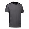 ARBEITS-T-SHIRT HERREN| PRO Wear Kontrast 302 von ID / Farbe: grau / 60% BAUMWOLLE 40% POLYESTER - | MEIN-KASACK.de | ka