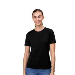 ARBEITS-T-SHIRT DAMEN | T-TIME 511 von ID / Farbe: schwarz / 100% BAUMWOLLE