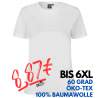 ARBEITS-T-SHIRT DAMEN | T-TIME 511 von ID / Farbe: weiß / 100% BAUMWOLLE