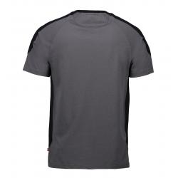 ARBEITS-T-SHIRT HERREN| PRO Wear Kontrast 302 von ID / Farbe: grau / 60% BAUMWOLLE 40% POLYESTER - | MEIN-KASACK.de | ka