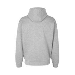 ARBEITS-HOODIE / ARBEITSPULLOVER UNISEX - DAMEN - HERREN | CORE 660 von ID / Farbe: grau meliert / 70% BW 25% PES 5% VIS