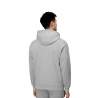 ARBEITS-HOODIE / ARBEITSPULLOVER UNISEX - DAMEN - HERREN | CORE 660 von ID / Farbe: grau meliert / 70% BW 25% PES 5% VIS