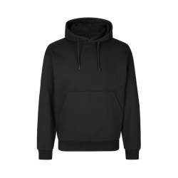 ARBEITS-HOODIE / ARBEITSPULLOVER UNISEX - DAMEN - HERREN | CORE 660 von ID / Farbe: schwarz / 70% BW 25% PES 5% VIS