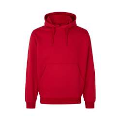 ARBEITS-HOODIE / ARBEITSPULLOVER UNISEX - DAMEN - HERREN | CORE 660 von ID / Farbe: rot / 70% BW 25% PES 5% VIS