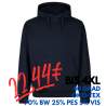 ARBEITS-HOODIE / ARBEITSPULLOVER UNISEX - DAMEN - HERREN | CORE 660 von ID / Farbe: navy / 70% BW 25% PES 5% VIS