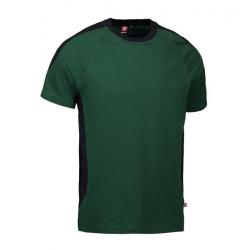 ARBEITS-T-SHIRT HERREN| PRO Wear Kontrast 302 von ID / Farbe: grün / 60% BAUMWOLLE 40% POLYESTER - | MEIN-KASACK.de | ka