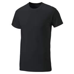 ARBEITS-T-SHIRT (Unisex - Herren - Damen) | 990 von EXNER / Farbe: schwarz / 100% Baumwolle