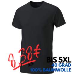 ARBEITS-T-SHIRT (Unisex - Herren - Damen) | 990 von EXNER / Farbe: schwarz / 100% Baumwolle