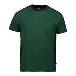 ARBEITS-T-SHIRT HERREN| PRO Wear Kontrast 302 von ID / Farbe: grün / 60% BAUMWOLLE 40% POLYESTER - | MEIN-KASACK.de | ka