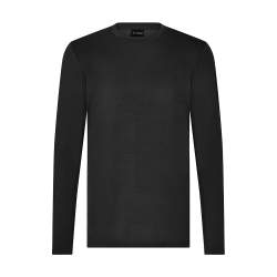 ARBEITS-SHIRT | UNTERZIEHSHIRT | LANGARM (Unisex - Herren - Damen) | 399 von EXNER / Farbe: schwarz / 95% Polyester 5% Spandex