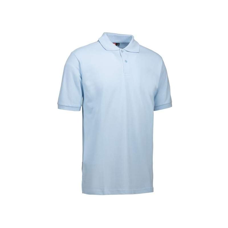 RESTPOSTEN: ARBEITS-POLO-SHIRT HERREN | YES 2020 von ID / Farbe: hellblau / 100% BAUMWOLLE | MEIN-KASACK.de - KASACK - KASACKS