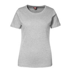 RESTPOSTEN: ARBEITS-T-SHIRT DAMEN | Interlock 508 von ID / Farbe: grau / 100% BAUMWOLLE