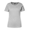 RESTPOSTEN: ARBEITS-T-SHIRT DAMEN | Interlock 508 von ID / Farbe: grau / 100% BAUMWOLLE