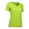 ARBEITS-T-SHIRT DAMEN | YES Active 2032 von ID / Farbe: lime / 100% POLYESTER - | MEIN-KASACK.de | kasack | kasacks | ka