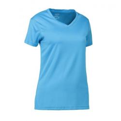 ARBEITS-T-SHIRT DAMEN | YES Active 2032 von ID / Farbe: cyan / 100% POLYESTER - | MEIN-KASACK.de | kasack | kasacks | ka