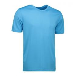 ARBEITS-T-SHIRT HERREN | YES Active 2030 von ID / Farbe: cyan / 100% POLYESTER - | MEIN-KASACK.de | kasack | kasacks | k