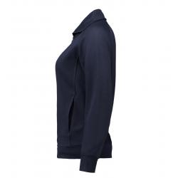 ARBEITSJACKE / FULL ZIPPER / SWEATJACKE DAMEN | 624 von ID / Farbe: navy / 60% BAUMWOLLE 40% POLYESTER - | MEIN-KASACK.d