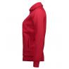 ARBEITSJACKE / FULL ZIPPER / SWEATJACKE DAMEN | 624 von ID / Farbe: rot / 60% BAUMWOLLE 40% POLYESTER - | MEIN-KASACK.de