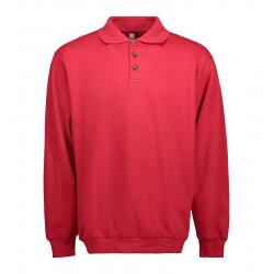 ARBEITS-SWEATSHIRT / ARBEITSPULLOVER HERREN | Classic Polo 601 von ID / Farbe: rot / 70% BAUMWOLLE 30% POLYESTER - | MEI