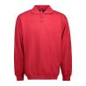 ARBEITS-SWEATSHIRT / ARBEITSPULLOVER HERREN | Classic Polo 601 von ID / Farbe: rot / 70% BAUMWOLLE 30% POLYESTER - | MEI