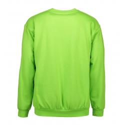 ARBEITS-SWEATSHIRT / ARBEITSPULLOVER HERREN | Classic 600 von ID / Farbe: lime  / 70% BAUMWOLLE 30% POLYESTER - | MEIN-K