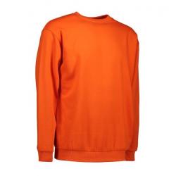 ARBEITS-SWEATSHIRT / ARBEITSPULLOVER HERREN | Classic 600 von ID / Farbe: orange / 70% BAUMWOLLE 30% POLYESTER - | MEIN-