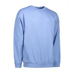 ARBEITS-SWEATSHIRT / ARBEITSPULLOVER HERREN | Classic 600 von ID / Farbe: hellblau / 70% BAUMWOLLE 30% POLYESTER - | MEI