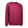 ARBEITS-SWEATSHIRT / ARBEITSPULLOVER HERREN | Classic 600 von ID / Farbe: bordeaux / 70% BAUMWOLLE 30% POLYESTER - | MEI