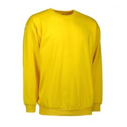 ARBEITS-SWEATSHIRT / ARBEITSPULLOVER HERREN | Classic 600 von ID / Farbe: gelb / 70% BAUMWOLLE 30% POLYESTER - | MEIN-KA