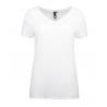 ARBEITS-T-SHIRT DAMEN | CORE V-Neck Tee 543 von ID / Farbe: weiß / 90% BAUMWOLLE 10% VISKOSE - | MEIN-KASACK.de | kasack