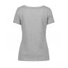 ARBEITS-T-SHIRT DAMEN | CORE V-Neck Tee 543 von ID / Farbe: grau / 90% BAUMWOLLE 10% VISKOSE - | MEIN-KASACK.de | kasack