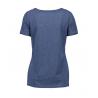 ARBEITS-T-SHIRT DAMEN | CORE V-Neck Tee 543 von ID / Farbe: blau / 90% BAUMWOLLE 10% VISKOSE - | MEIN-KASACK.de | kasack