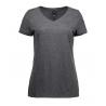 ARBEITS-T-SHIRT DAMEN | CORE V-Neck Tee 543 von ID / Farbe: koks / 90% BAUMWOLLE 10% VISKOSE - | MEIN-KASACK.de | kasack