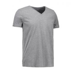 ARBEITS-T-SHIRT HERREN | CORE V-Neck Tee 542 von ID / Farbe: grau / 90% BAUMWOLLE 10% VISKOSE - | MEIN-KASACK.de | kasac