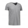 ARBEITS-T-SHIRT HERREN | CORE V-Neck Tee 542 von ID / Farbe: grau / 90% BAUMWOLLE 10% VISKOSE - | MEIN-KASACK.de | kasac