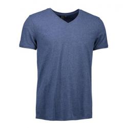 ARBEITS-T-SHIRT HERREN | CORE V-Neck Tee 542 von ID / Farbe: blau  / 90% BAUMWOLLE 10% VISKOSE - | MEIN-KASACK.de | kasa