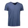 ARBEITS-T-SHIRT HERREN | CORE V-Neck Tee 542 von ID / Farbe: blau  / 90% BAUMWOLLE 10% VISKOSE - | MEIN-KASACK.de | kasa