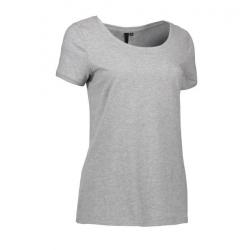 ARBEITS-T-SHIRT DAMEN | CORE O-Neck Tee 541 von ID / Farbe: grau / 60% BAUMWOLLE 40% POLYESTER - | MEIN-KASACK.de | kasa