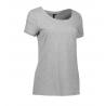 ARBEITS-T-SHIRT DAMEN | CORE O-Neck Tee 541 von ID / Farbe: grau / 60% BAUMWOLLE 40% POLYESTER - | MEIN-KASACK.de | kasa