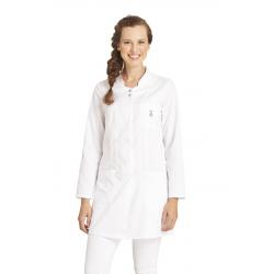 Damen -  Longkasack 2503 von LEIBER / Farbe: weiß /  50% Baumwolle 50% Polyester ca. 180 g/m² - | MEIN-KASACK.de | kasac